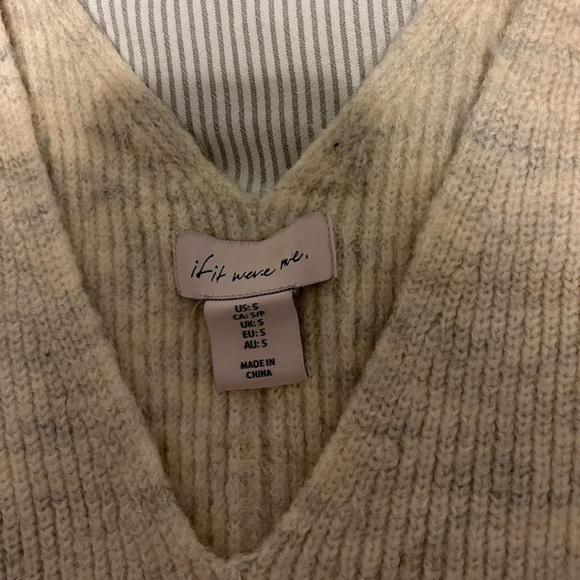 If It Were Me Sweater Vest Dress Alpaca blend - Picture 3 of 4